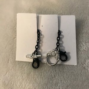 Mask chain with silver beads